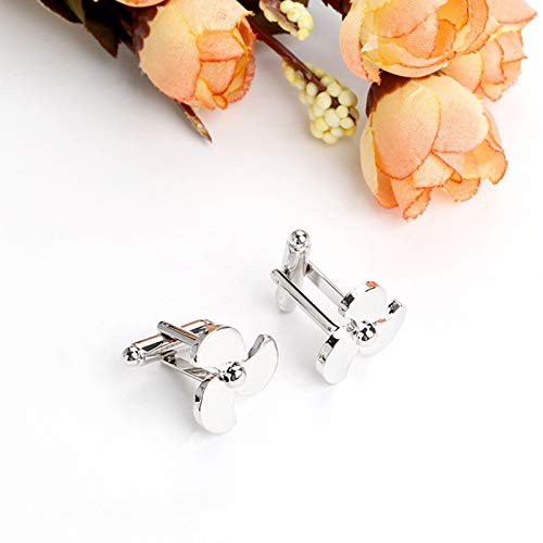 Set de Mancornas para Hombre Daesar Plata Forma Abanico miniatura 3