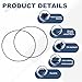 uxcell 2Pcs AS-171 O-Rings, Nitrile Rubber O-Rings 8