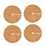 Kokosfaser-Mulchschalen (4er-Set) für effektive Kontrolle und Feuchtigkeitserhaltung (40 cm)