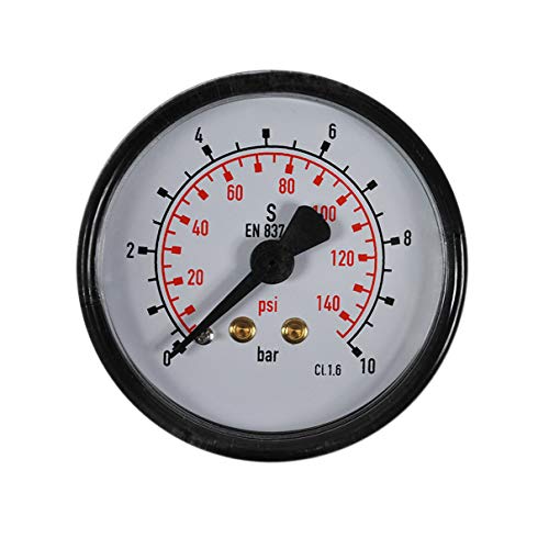 HELO 175330-3 Druckluft Manometer 0-10 bar