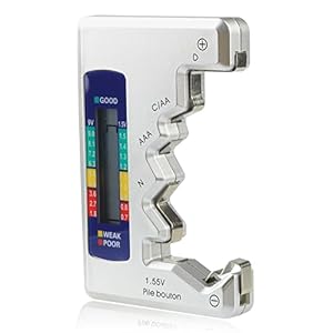 Mesee Digitaler Batterietester LCD Batterieprüfer