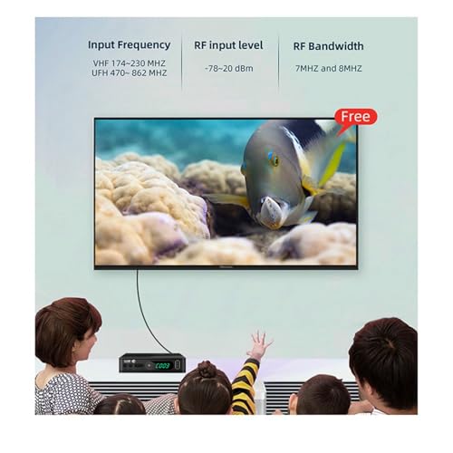 Décodeur TV Numérique HEVC DVBT2 pour résoudre les problèmes d'écran noir