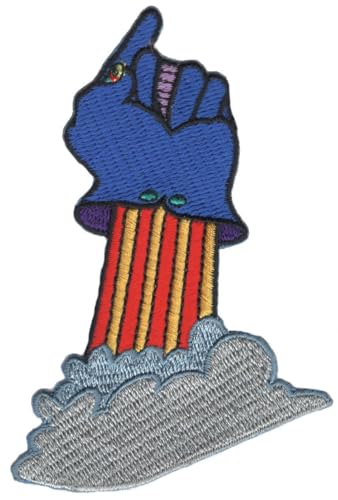 The Beatles Yellow Submarine Hand Rocket Patch - Les Beatles, Paul McCartney, John Lennon, RIngo Starr, George Harrison The Beatles Yellow Submarine Hand Rocket Patch