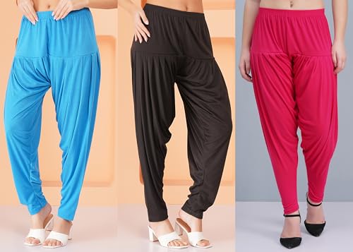 Image of Buy That Trendz Patiala Salwar for Women Relaxed Fit Viscose Patiyala Salwar Harem Bottom Pants