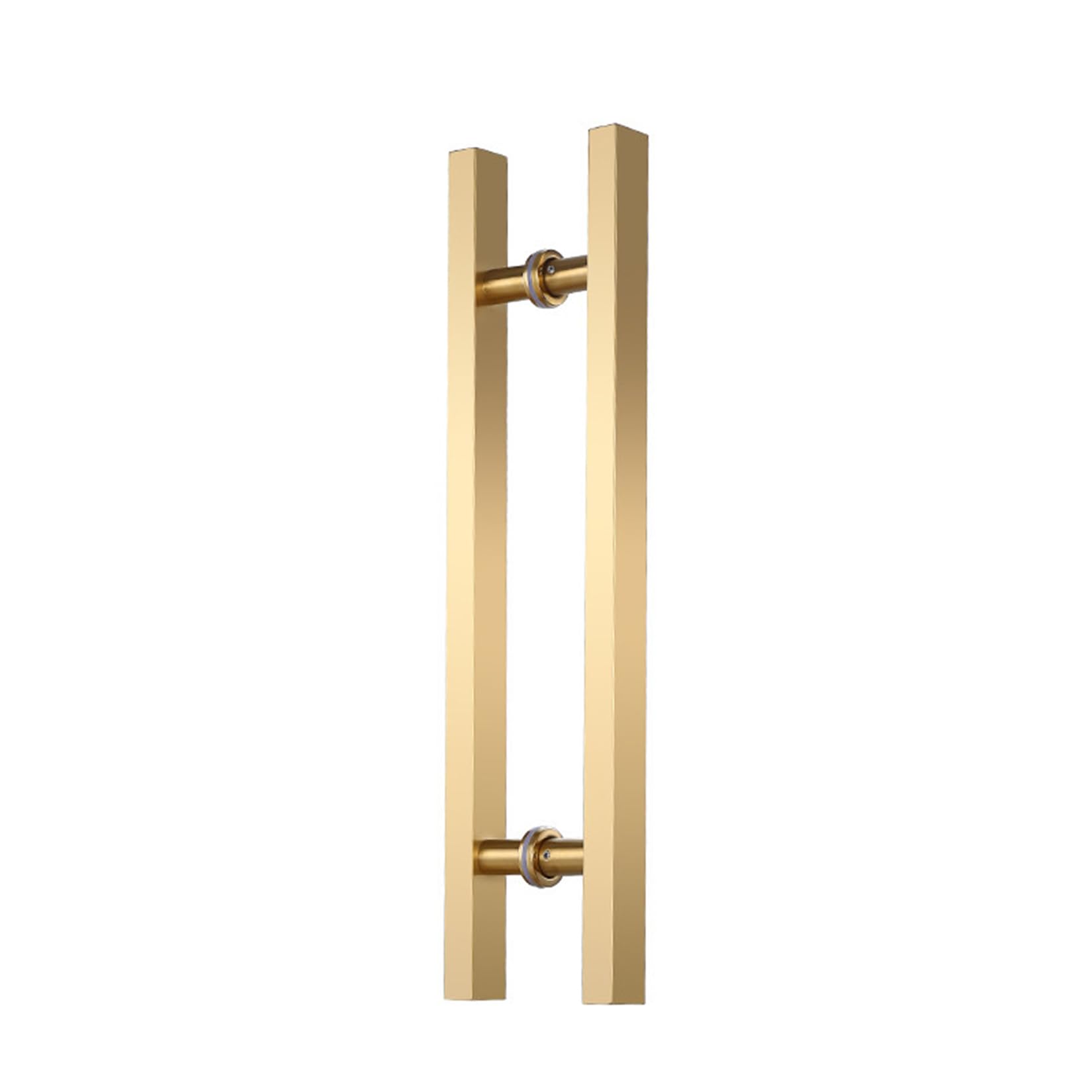 1 Coppia di Maniglie in Acciaio Inox,Maniglia per Porta Scorrevole,Pomelli per Porta in Vetro da Doccia,Maniglione da Bagno Home Club Office Store,Double Face (Oro,Distanza fori 1100mm)