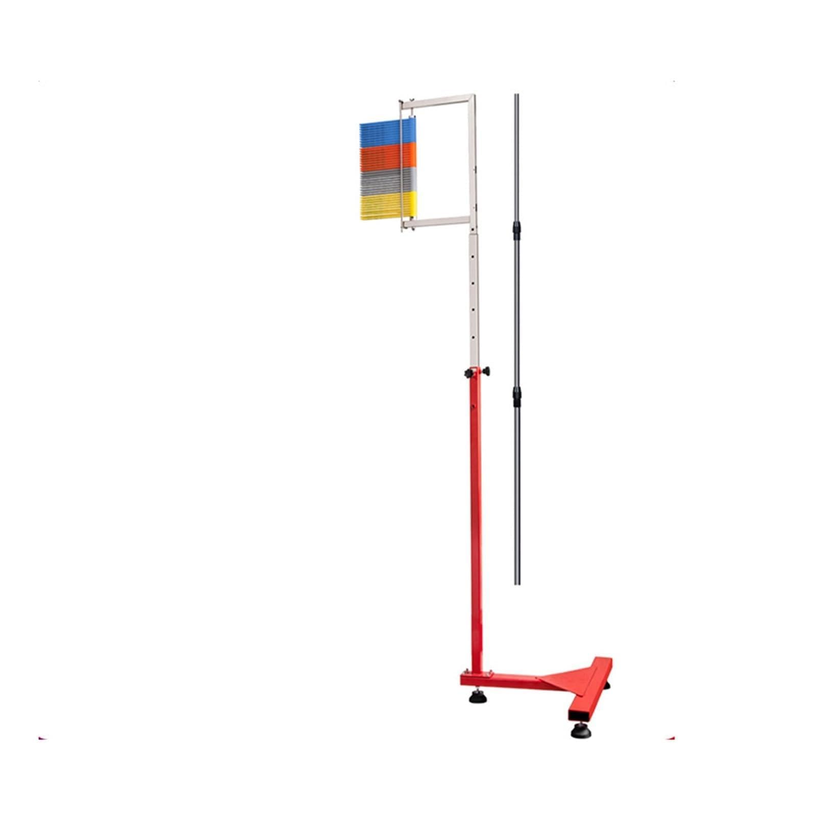 Generisch Verstellbare Sprungkraft-Trainingshilfe | Standalone-Höhenmesser für Sportler | Robuster Sprungkraft-Teststab mit Stabiler Metallstange für Zuhause und Fitnessstudio