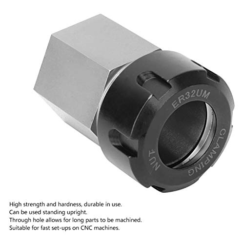 Collet Block, Set - Hex Collet Block, Square Collet Block, ER32 Collet Block Chuck Collet Holder for Lathe Engraving Machine(Hex) - Image 2
