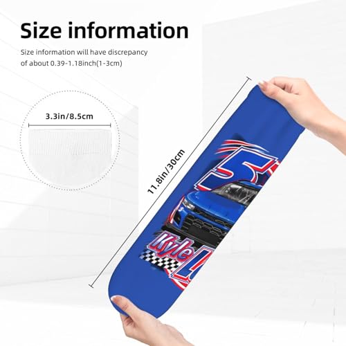 Kyle Larson 5 Running Socks Athletic Ventilating Comfort Fit Performance Cool Wicking Crew Socks for Unisex3