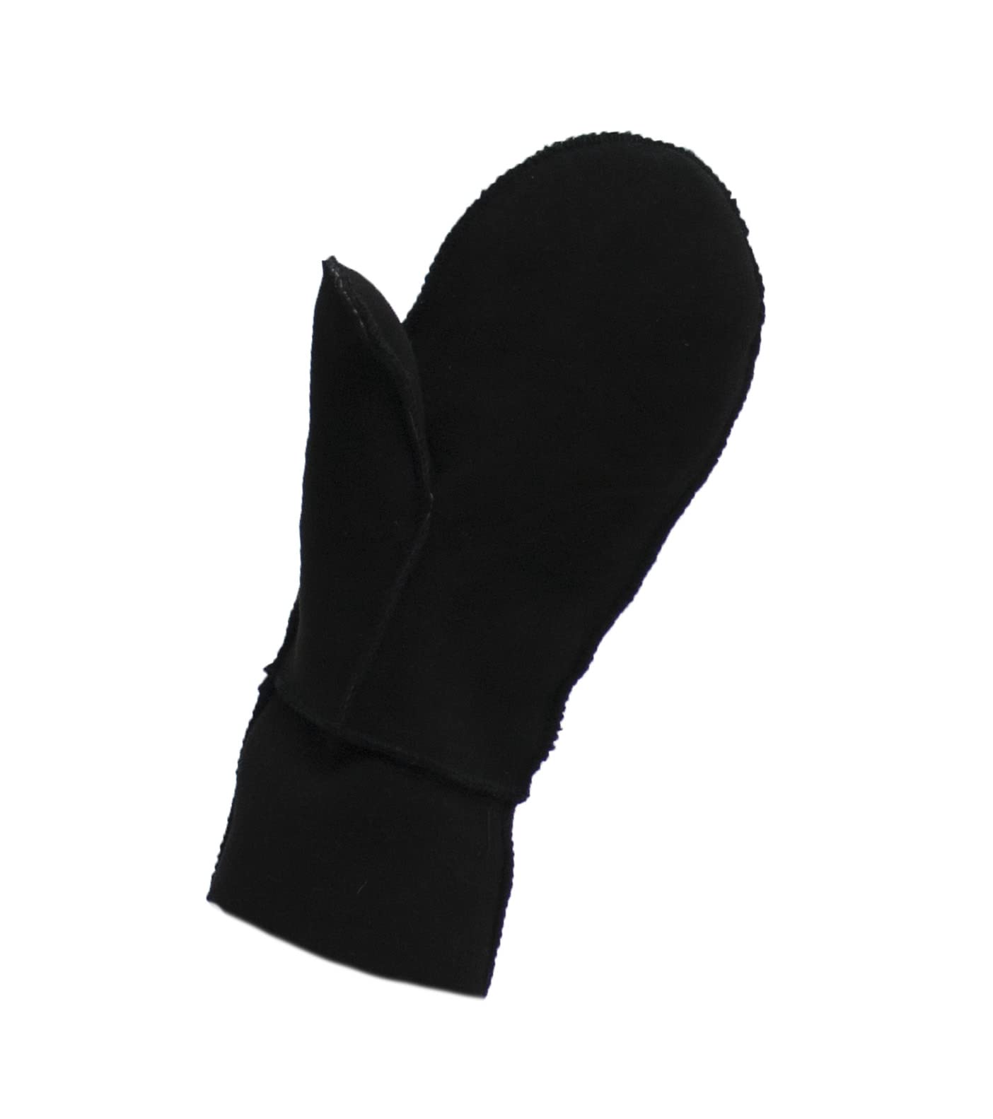 Reissner Lammfelle warme Merino Lammfell Fäustlinge Faust Handschuhe für Damen und Herren HDS-FAUST1 in beige, braun und schwarz