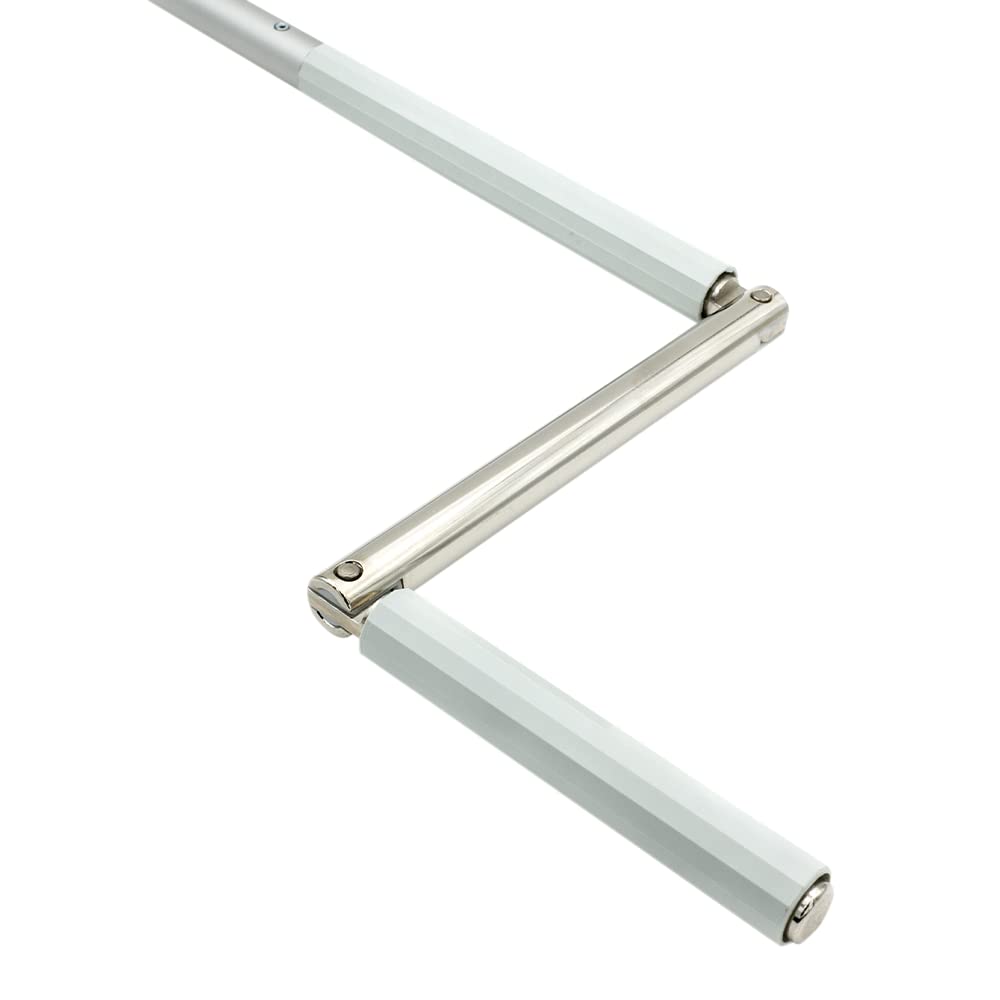 Kupplungstrichter | für 12mm Verbindungszapfen | auf Wunsch inkl. Kurbelstange aus Alu | Verbindungsstück Kurbel Kurbelverbindung | wartungs- & fettfrei (Kupplung & 120cm Kurbelstange silber)