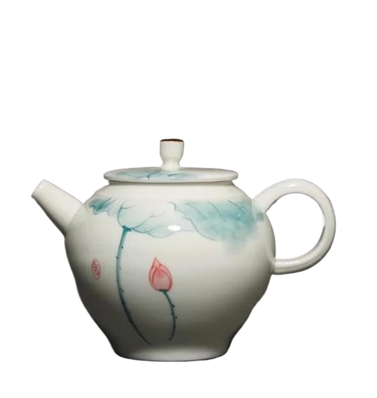 Czajnik, zestawy do herbaty podróżnej, zestaw do herbaty popołudniowej z czajniczkiem, chiński zestaw do herbaty Kung Fu, pigmentowana ceramika, porcelana, malowany ręcznie czajniczek w kształcie lo