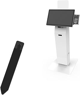 BoxWave Stylus Pouch Compatible with Olea Austin Freestanding (22 in) - Stylus PortaPouch, Stylus Holder Carrier Portable Self-Adhesive - Jet Black