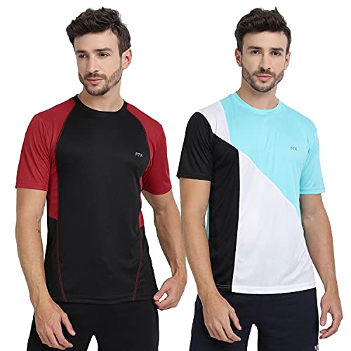 Image of FTX Men's Dri-Fit Round Neck T-Shirt Combo - Pack of 2 (710)