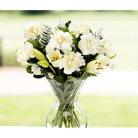 Wintry Magic Bouquet fresh white flowers delivered for all occasions Cover