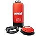 ChooseEco Campingdusche 11L mit Fußpumpe & Tasche - faltbar Outdoordusche Festival Solar Reise Garten Camping Wandern (Rot)