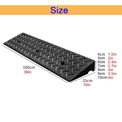 Rampa portátil de goma para silla de ruedas 5 cm de altura miniatura 5