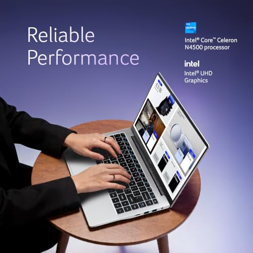 Image of Acer Aspire One, Intel Core Celeron N4500, 8GB LPDDR4 RAM / 256GB SSD, 14.0 inch /35.56cm WXGA Display, Intel UHD Graphics, Win 11 Home, Pure Silver, 1.3 Kg, A114-45, Thin and Light Laptop