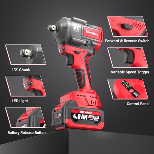 Revvstark Cordless 1/2 Inch Impact Wrench thumb #6