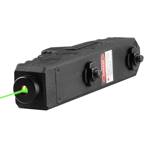 ZBULAR Green Laser (Class IIIA Laser Output is <5mW), 2 Mile Range with Strobe Function Type-C Rechargeable