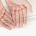 20PCS 50CM Stainless Steel Spring Wire Hard Wire Full Hard Wire Straight Wire 0.2-3MM Spring Steel Wire (20PCS 1.2MM)