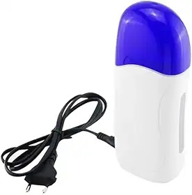 Aquecedor Aparelho Portatil Roll-on Depilação Em Cera Azul