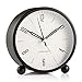 Produktbild Unibloom Lautloser Wecker Analog  Wecker ohne Ticken mit warmem Licht - Minimalistischer runder leuchtender Metall-Wecker  Modischer Nachttisch-Wecker  Alarm Clock Vintage Deko