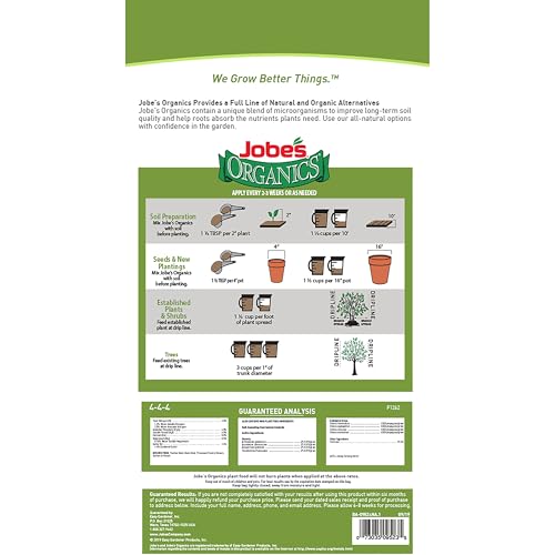 Jobe'S Organics 09524 Jobe’S Organics Granular All Purpose Fertilizer, Easy Plant Care Fertilizer For Vegetables, Flowers, Shrubs, Trees thumb #1