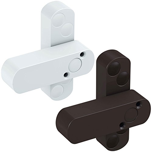Basi® Ventana FS10 para ventanas, puertas y ventanas Color blanco | marrón Seguridad adicional Protección antirrobos, Marrón