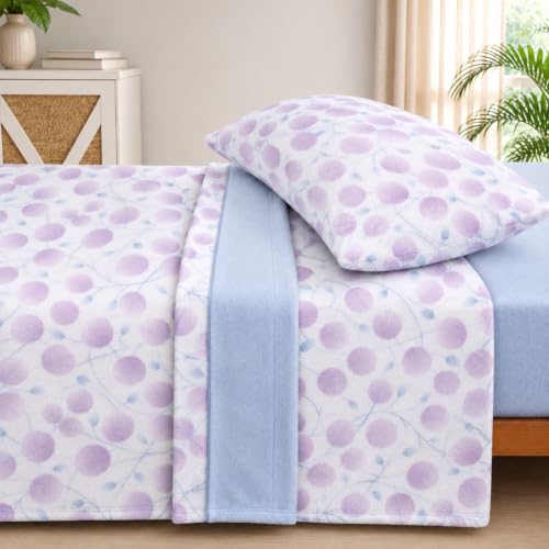 Sábanas Coralina 135, Juego Sábanas Coralina 3 Piezas (Encimera, Bajera y Funda Almohada) - Sábanas Invierno 135, Ropa de Cama Térmica con Tacto Extrasuave y Transpirable (Hanko Rosa)