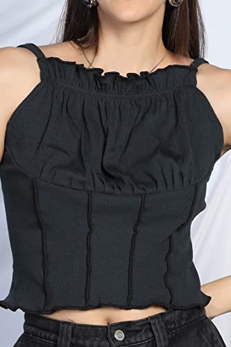 Image of GRECIILOOKS Women's Regular Fit Tops | Tops for Women | Tops for Jeans for Women | Korean Tops for Women | One Piece Dress for Women | Western Tops for Women Stylish