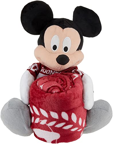 Image of Northwest NCAA Unisex-Adult Character Hugger Pillow & Silk Touch Throw Blanket Set