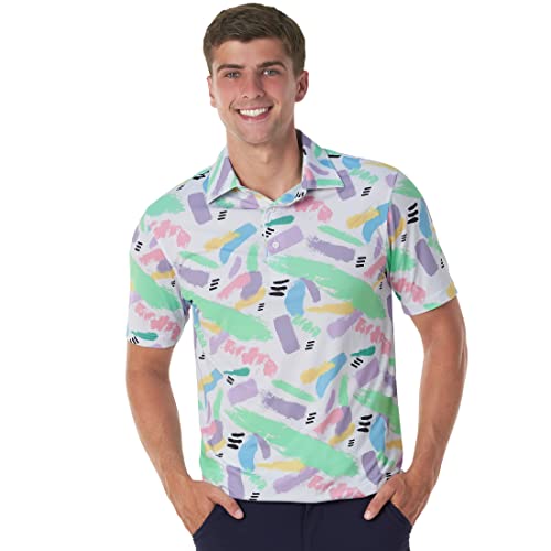 Image of Royal & Awesome Funny Golf Shirts for Men, Mens Golf Shirt, Crazy Golf Shirts for Men, Fun Golf Polos for Men, Mens Polo Golf