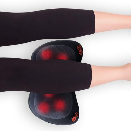 Almofada De Massagem Corporal Aquecimento Shiatsu Confort Relax - BIVOLT
