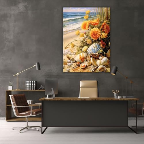 Décoration murale plage pour illuminer un salon sombre