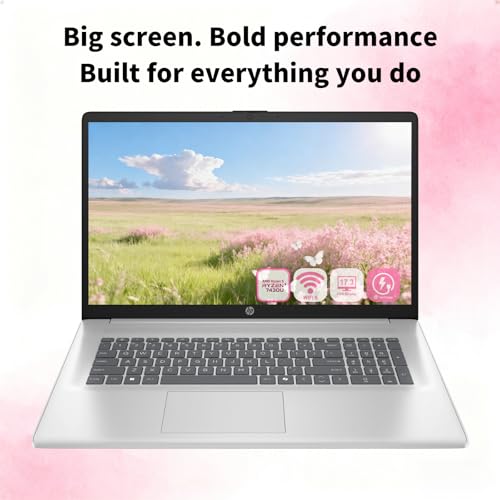 Image of HP 17.3inch FHD Laptop Computer - AMD Ryzen 5 7430U Processor, 250 Nits IPS Display, Webcam, Wifi6, Numeric Pad, Windows 11 Pro for Business & Students (32GB RAM, 1TB SSD)