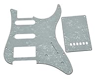 Color: White Pearl Material: Plastic (Pickguard is covered by original protective film) The pickguard set only fits YAMAHA PACIFICA Guitar, not other types of guitars