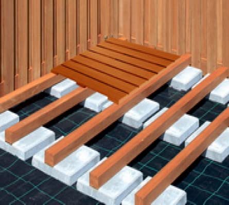 Vlondertegels tuintegel vlonder hardhout Bangkirai 100cm - Image 3