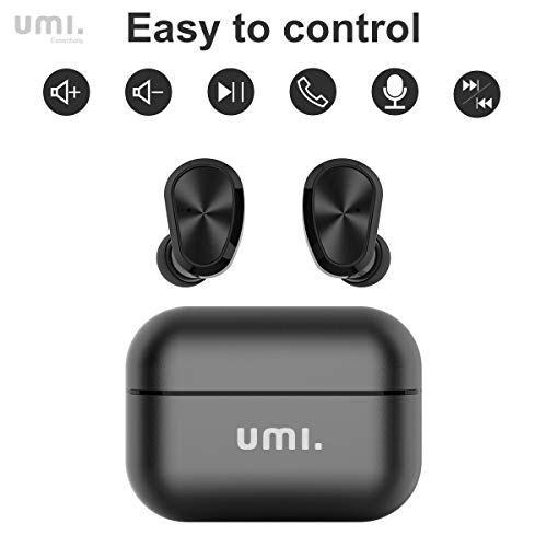 Amazon-Brand-Umi-Bluetooth-50-IPX7-W5s-Kabellose-In-Ear-Kopfhoerer-fuer-iPhone-Samsung-Huawei-mit-Patentiertem-Intelligenten-Metall-Ladeetui-Grau