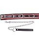 Hanyi Damen Leder SM Halsbänder mit Leine Ketten Einstellbar Erotik Halsband Bondageset Sexspielzeug (Rot)