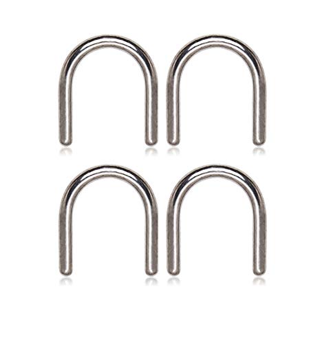 Pierced Owl Set of 4 G23 Implant Grade Titanium Septum Retainers