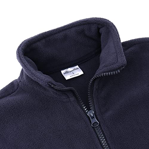 Noomelfish Girls Full Zip Soft Polar Fleece Jacket Outerwear Coat With Pockets (5-14 Years)3