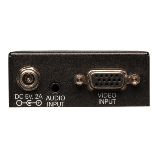 Divisor VGA Tripp Lite B132-002A-2 de 2 puertos y extensor de audio Cat5 Cat6 2