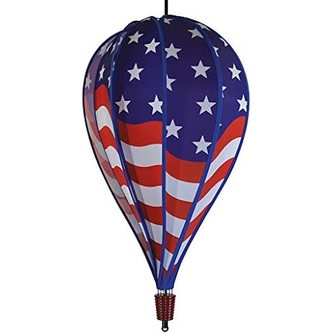 In the Breeze 0990 USA Flag 10-Panel Hot Air Balloon Wind Spinner Cover