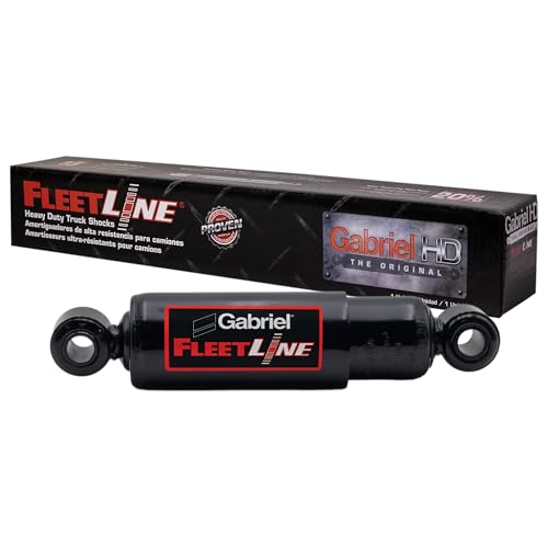 Image of Gabriel 85938 FleetLine HD Truck Rear Shocks Fits Hendrickson UnderSlung HT250US; Ingersoll Axles; Reyco 25 ARU 30 ARTB 30 ARTU 30 ARUU; Watson & Chalin; OEM# B-23743, 704672-01