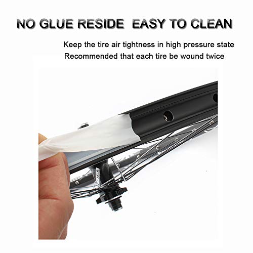 Acessório de bicicleta, Andoer Fita de aro sem câmara de ar para bicicleta Fita de aro ultraleve Lar
