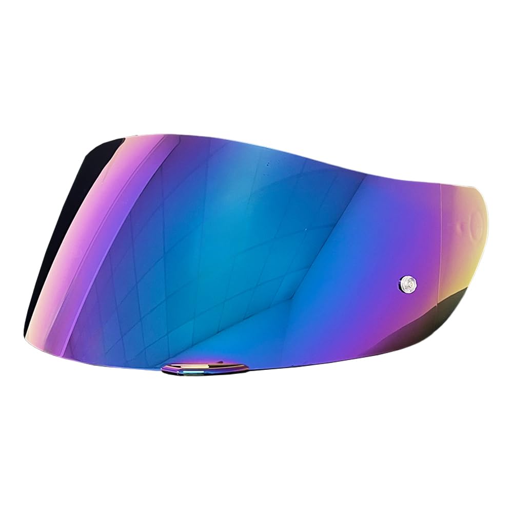 BSTOP K1 Helmet Visor,UV Protecror Helmet Face Shield Visor Windshield for AGV K1, K1S, K3SV, K5, K5S(Rainbow-day use only)