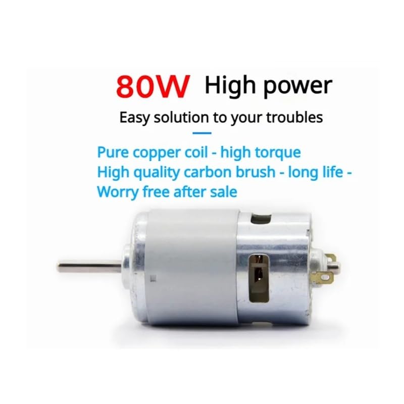 Motor de arranque electrónico 12V 10000 RPM 80W miniatura 2
