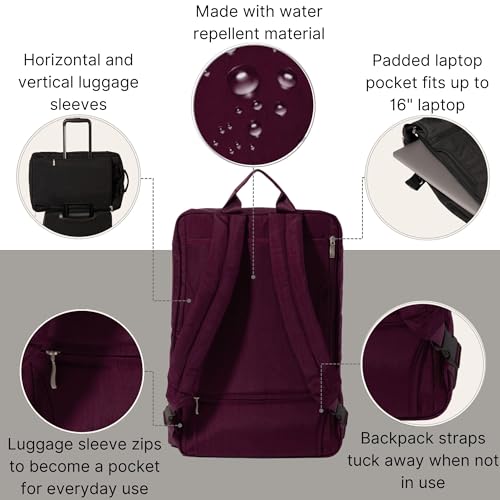 Baggallini Women's MultiZip Convertible Duffel4