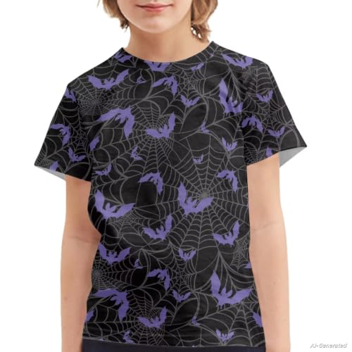 Image of Renewold Kids Novelty T-Shirt for Girls Boys Short Sleeve Crewneck Summer Tee Soft Breathable Graphic Shirt for Age 2-16