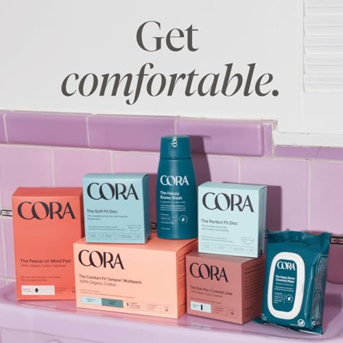 Cora Organic Applicator Tampon Multipack | 60 Regular & 60 Super Absorbency | 100% Organic Cotton, Unscented, BPA-Free Compact Applicator | Leak Protection | Packaging May Vary | 120 Total - Image 7